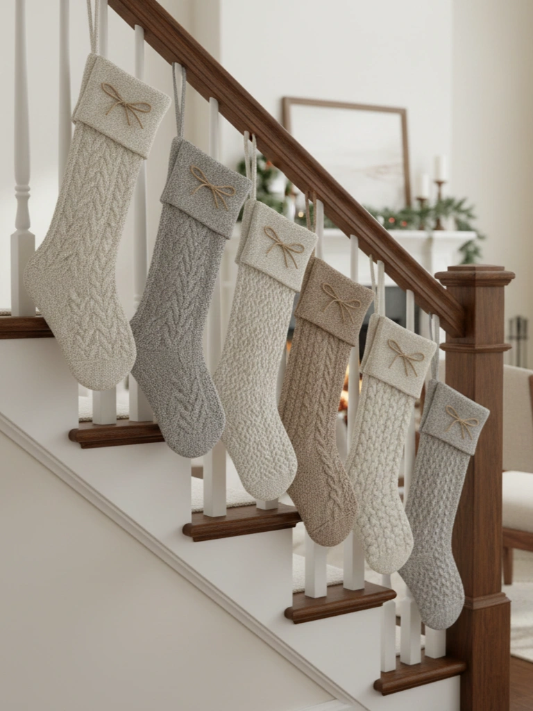 11. Stockings Along the Banister
