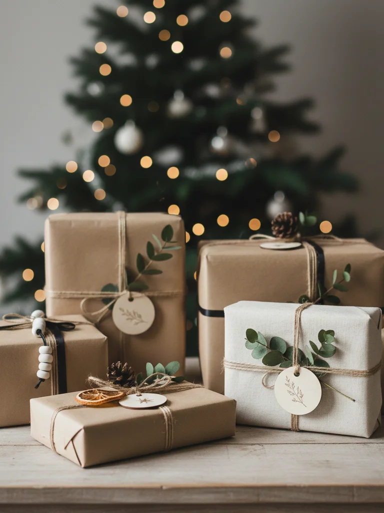 20. Minimalist Gift Wrapping Tags