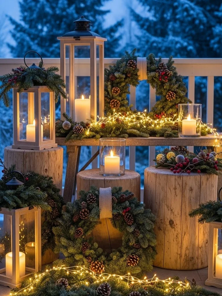 25 Outdoor Christmas Decorating Ideas for a Cozy Seasonal Look 23 22. Scandinavian Outdoor Christmas Style