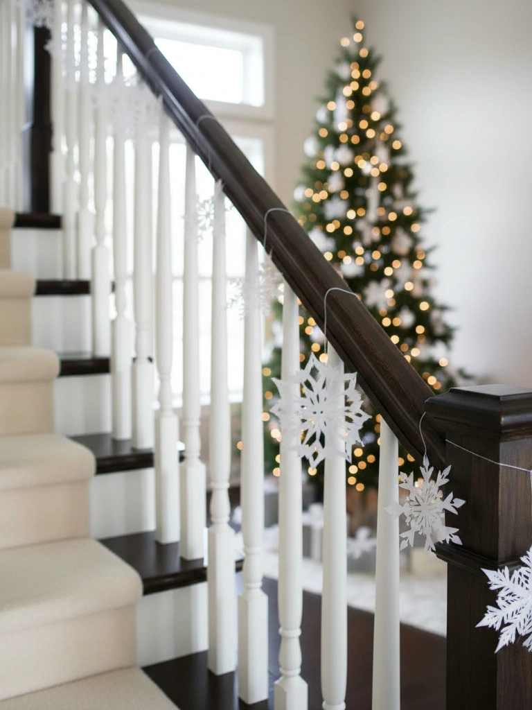 26. DIY Paper Snowflake Garland