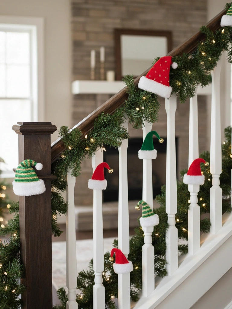 38. Whimsical Elf Santa Hat Accents 1