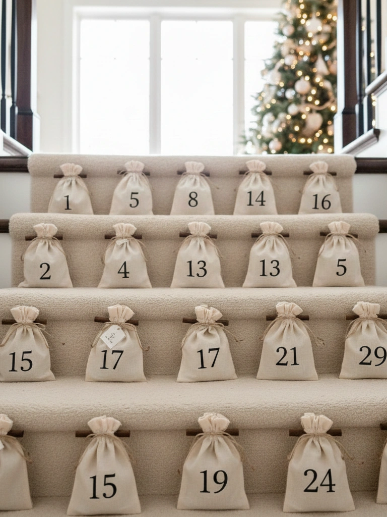 40. Interactive Advent Calendar along Steps