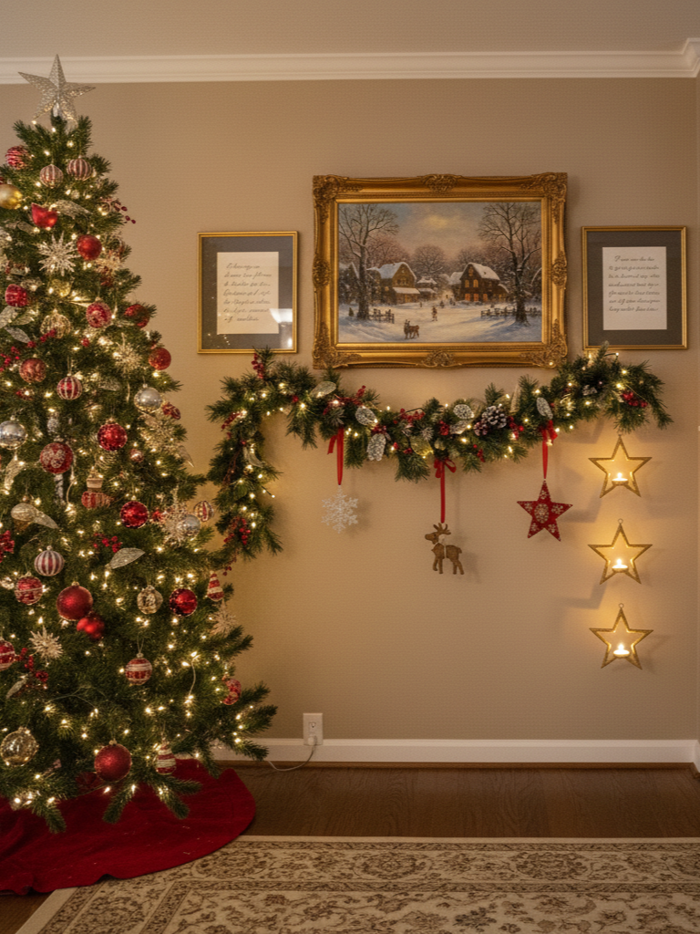 7.Christmas Wall Art Hanging Decor