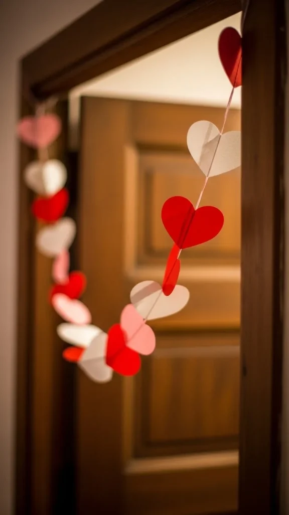 Paper Heart Garland