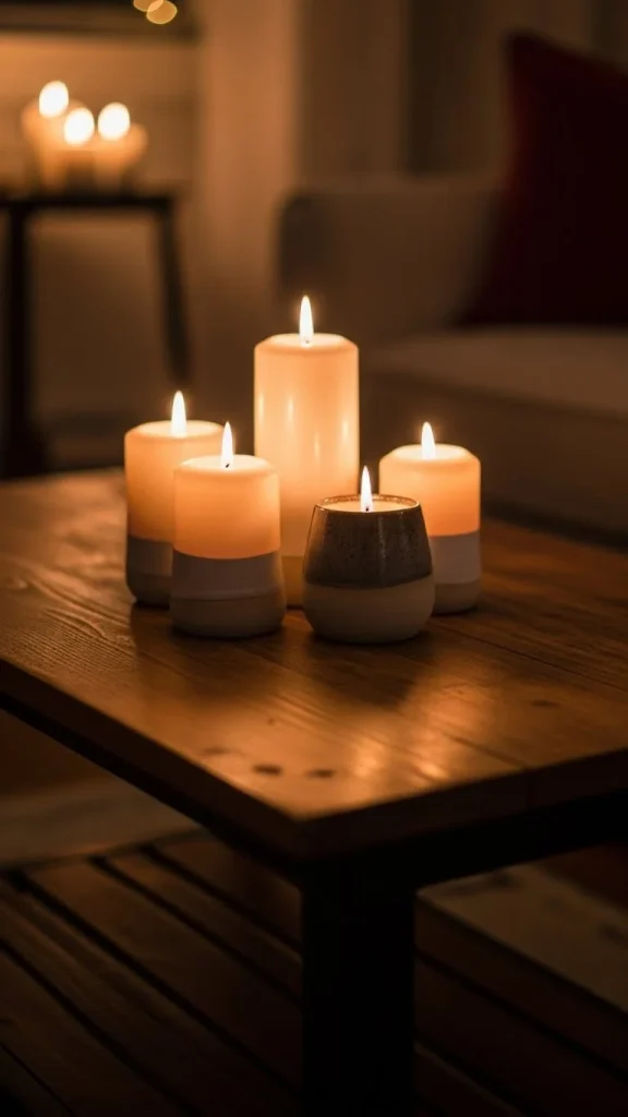 Warm Candle Clusters