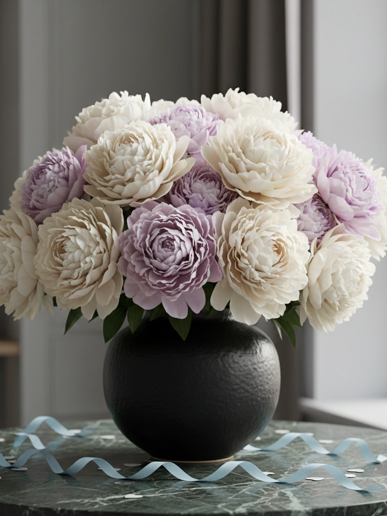 1. Blush Pink Peony Arrangement
