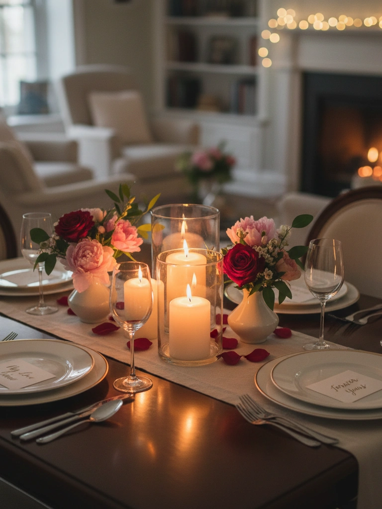25 Valentine's Day Home Date Ideas for a Perfect Night In 1 1. Candlelit Dinner for Two at Home