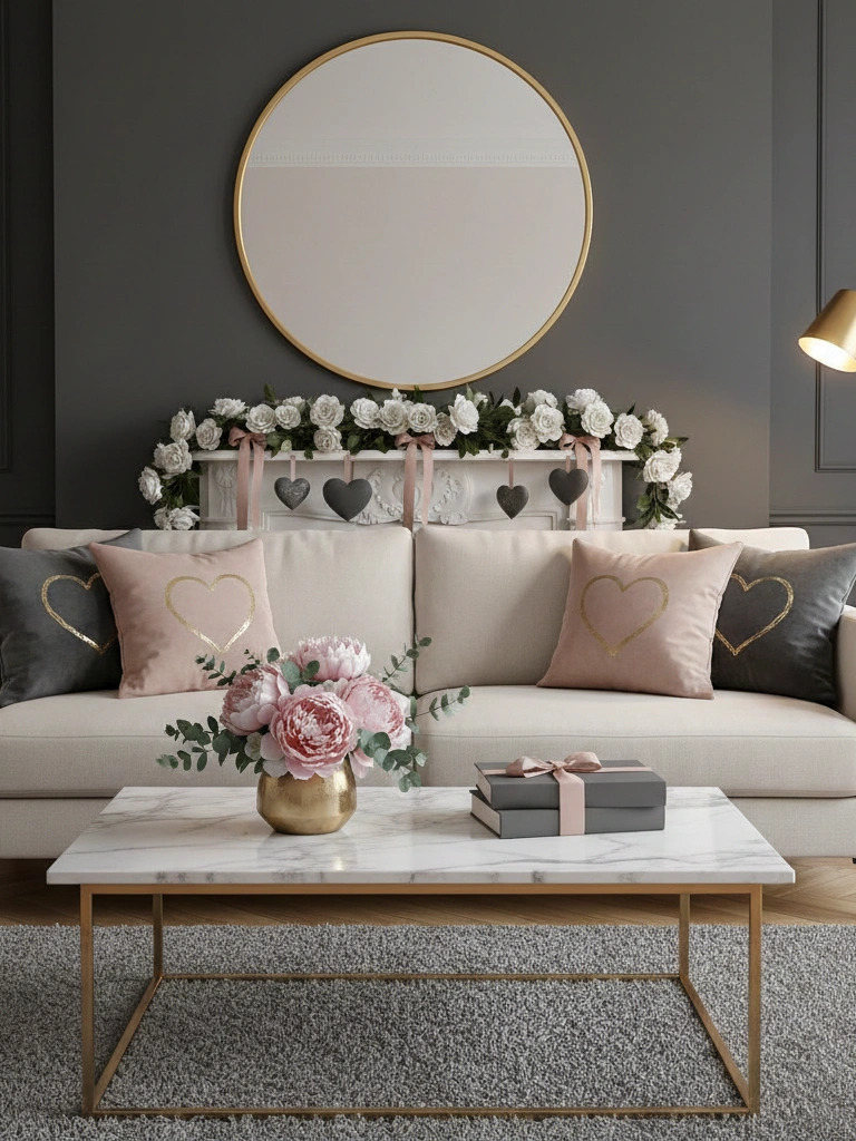 26 Beautiful Valentines Day House Decor Ideas You’ll Love 1 1. Pick a Valentine color palette that matches your home 3 oolproof combos