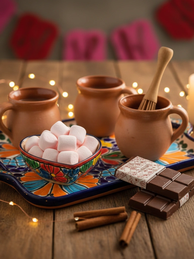 10. Mexican Hot Chocolate Station Setup