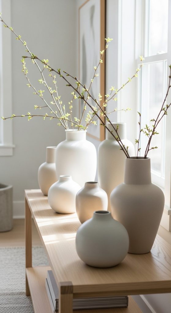 11. Neutral Decorative Vases
