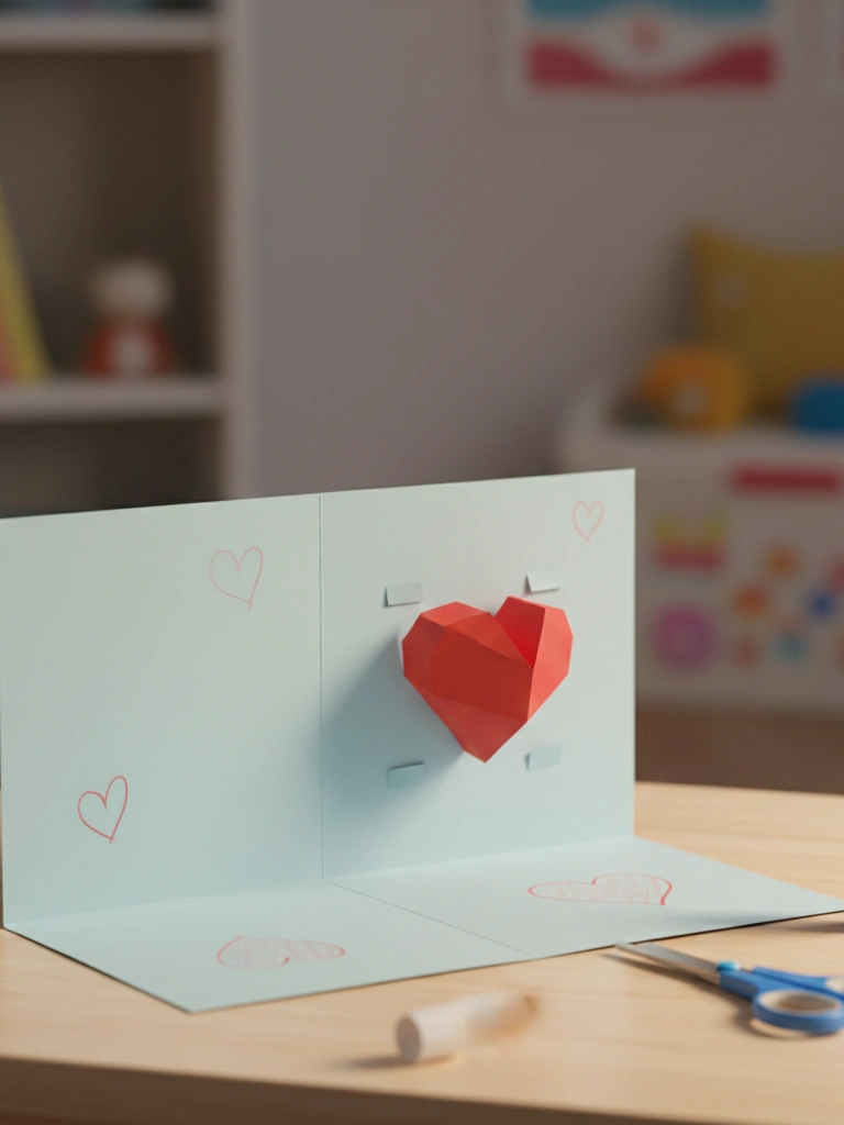 28 Valentines Day For Kids At Home 11 11. Pop Up Heart Card Engineering