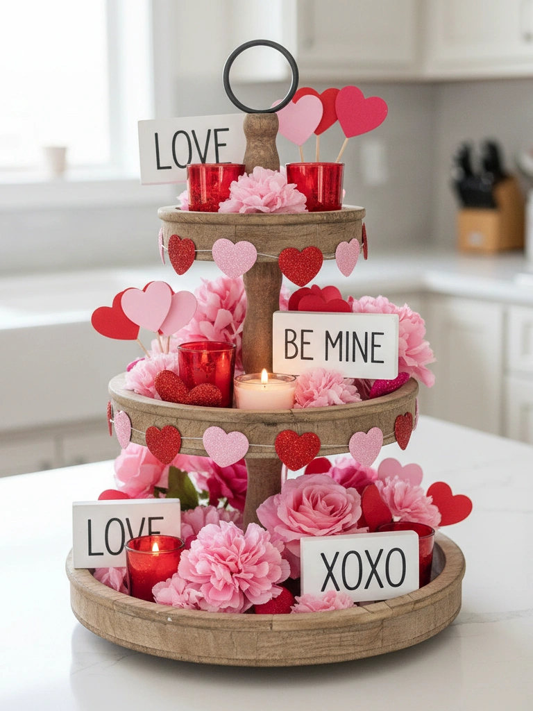 12. Dollar Tree Valentine Tray Hacks