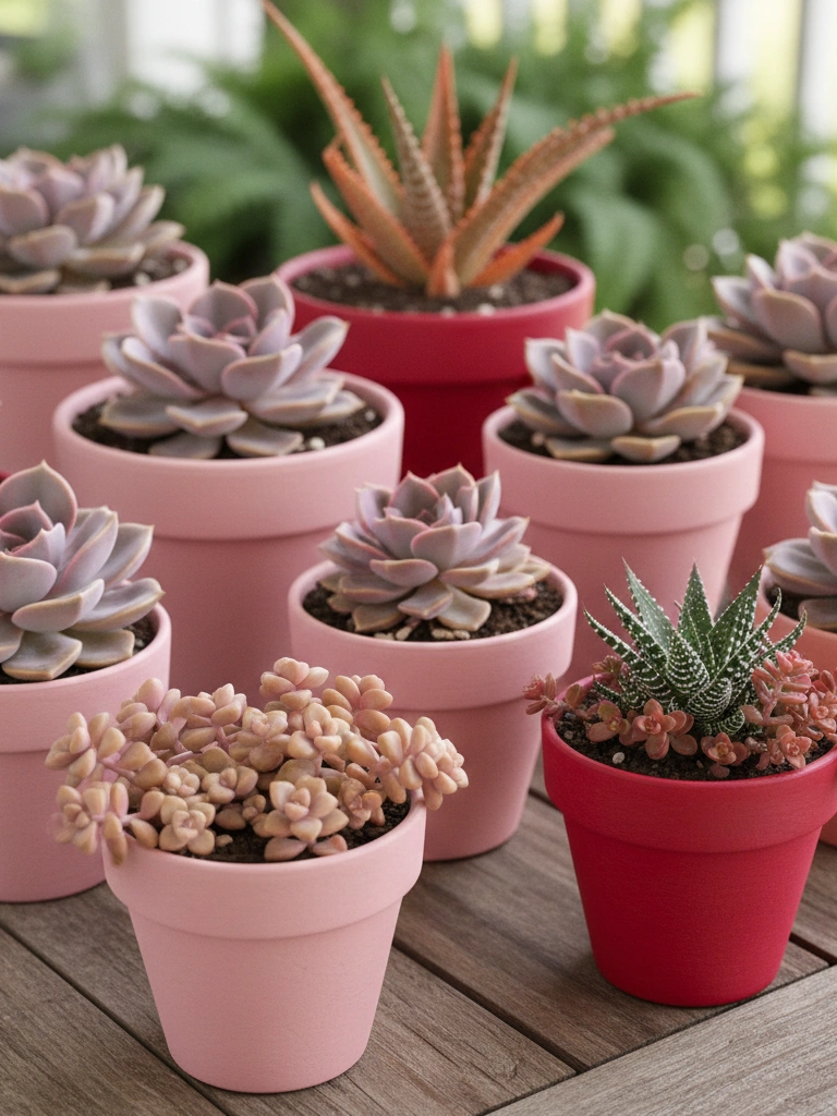 13. Valentines Day Succulent Container Gardens