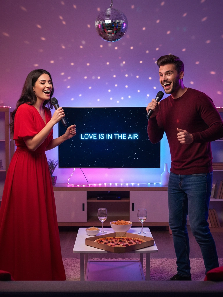 14. Karaoke Night with Your Favorite Love Songs