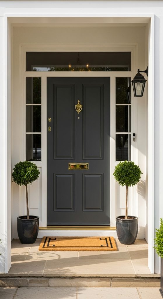 14. Simple Door Trim Styling