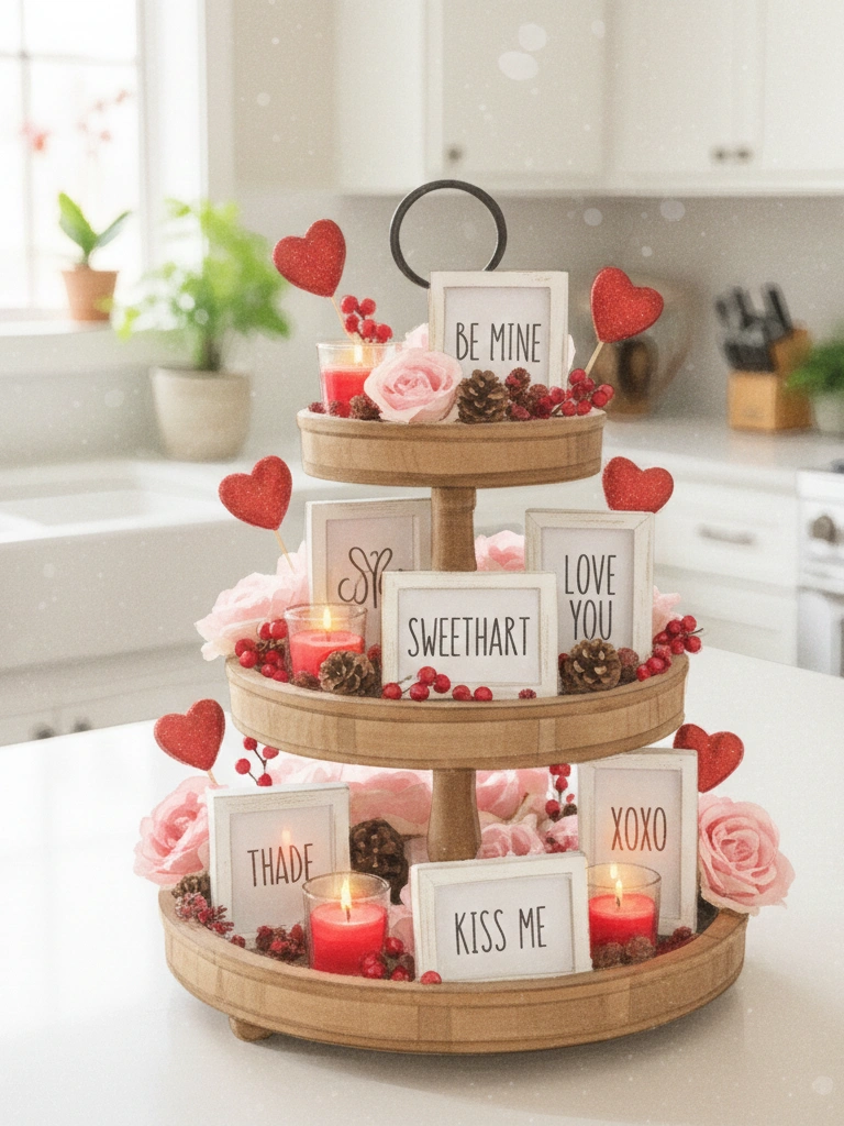 15. Printable Valentine Signs for Trays