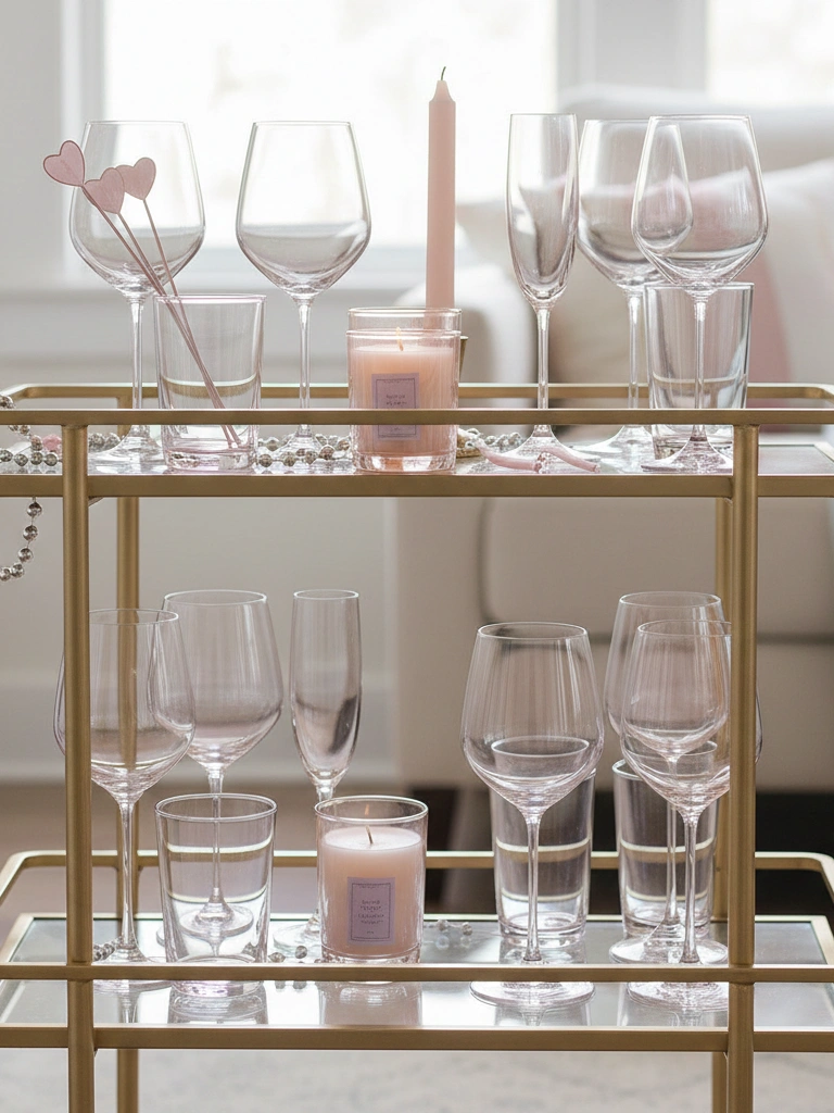 16. Light Colored Glassware Collection