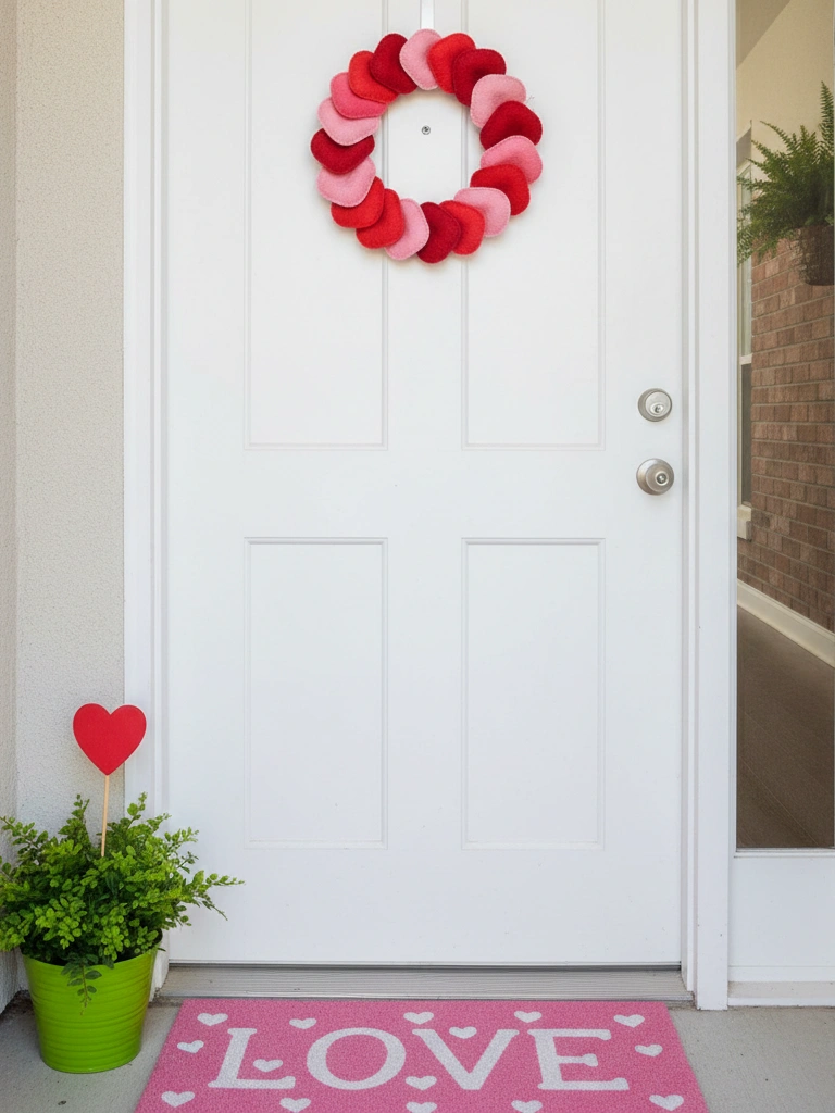 17. Apartment Door Valentine Styling