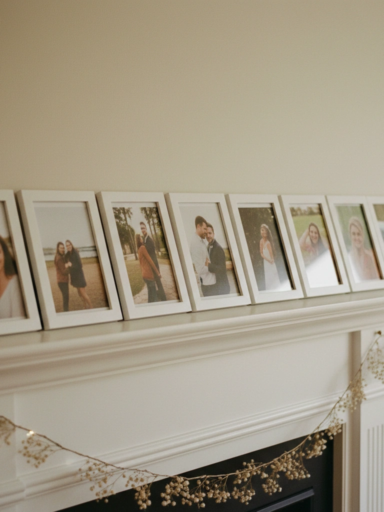 17. Love Story Photo Timeline Display