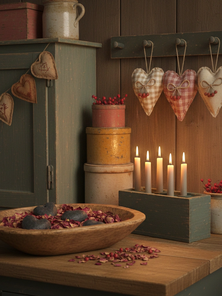 18. Coffee Stained Valentine Banners