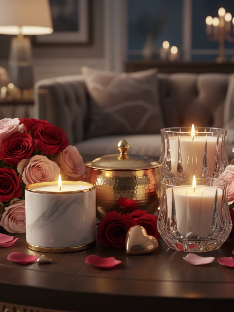 18. Luxury Candle Arrangement Ideas
