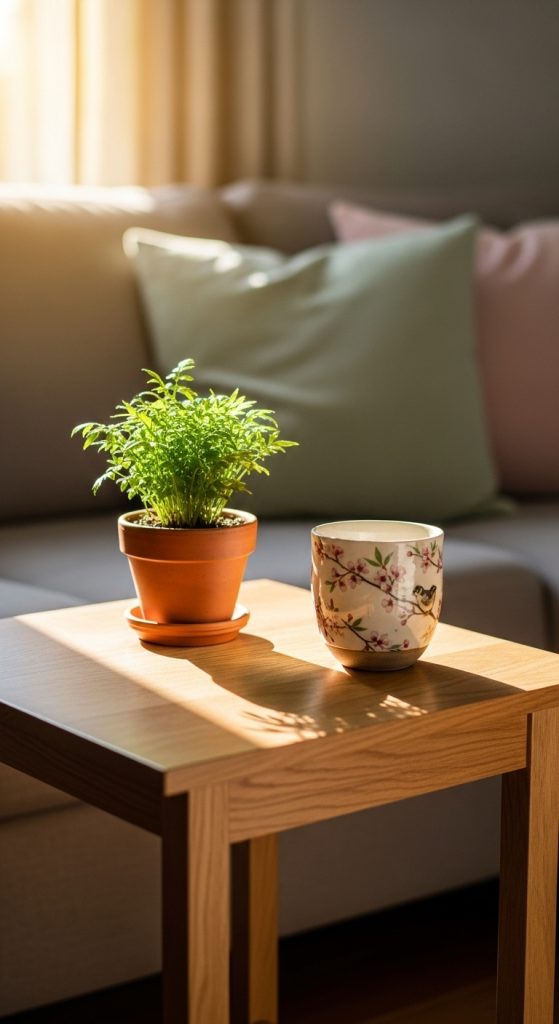 18. Small Side Table Decor