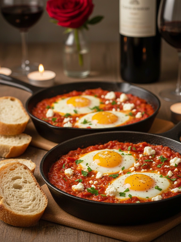 19. Budget Shakshuka Feta Warm Bread