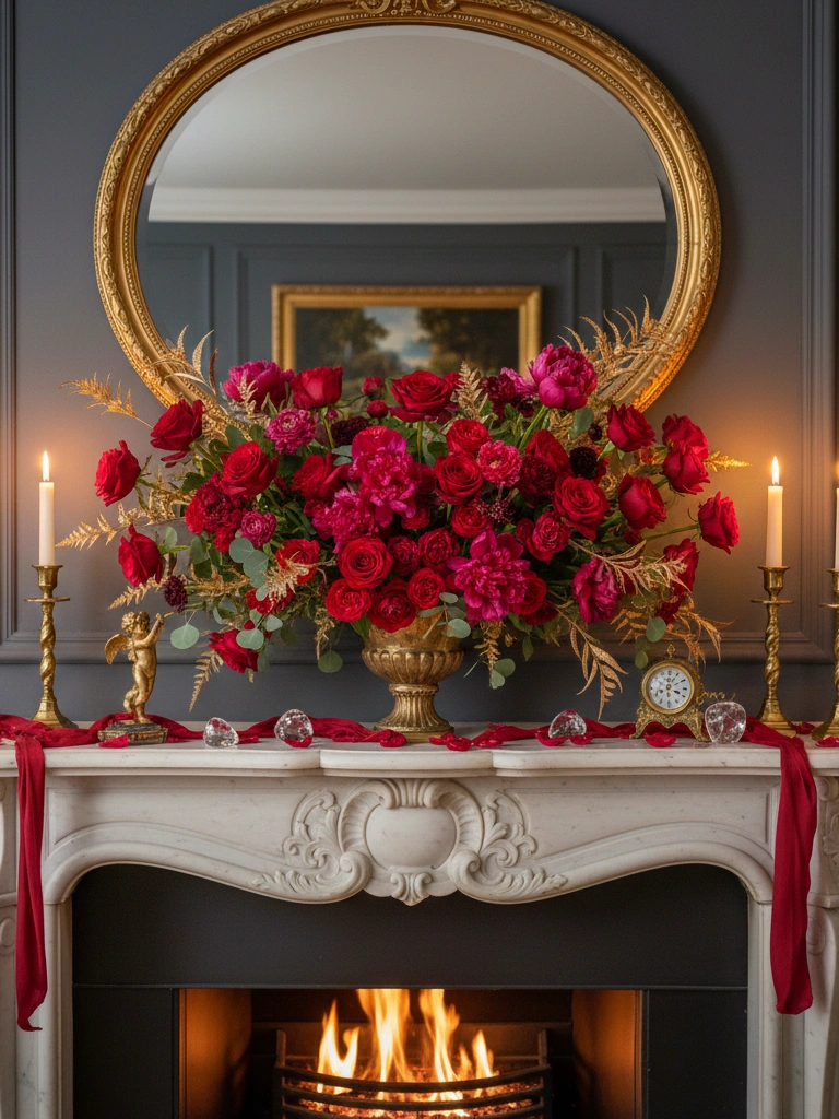 19. Designer Valentine Mantel Styling