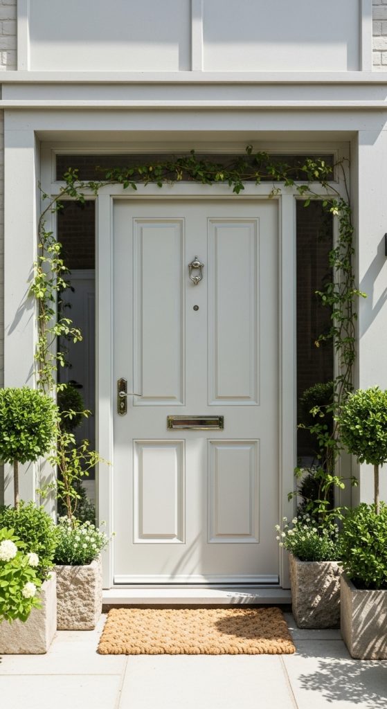 19. Minimal Door Frame Greenery