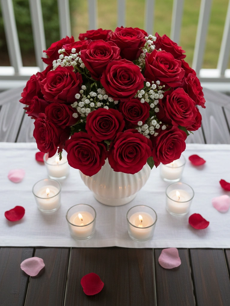 19. Valentines Day Table Centerpieces for Porch Tables
