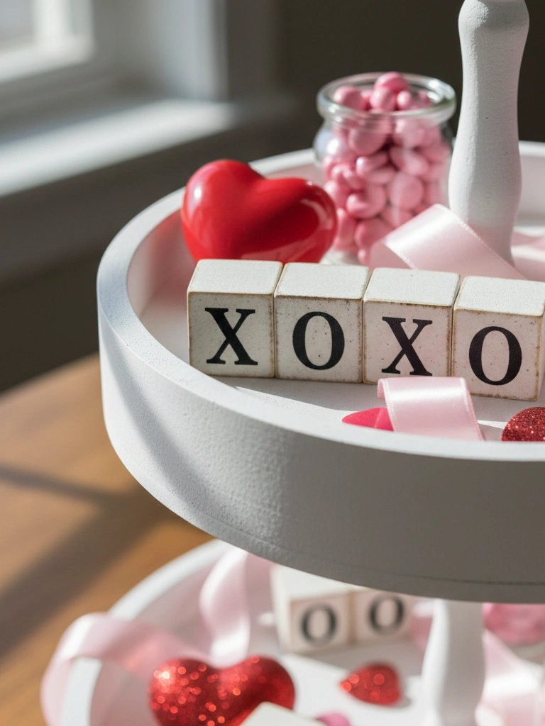 2. XOXO Wooden Letter Blocks