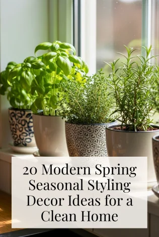 20 Modern Spring Seasonal Styling Decor Ideas for a Clean Home