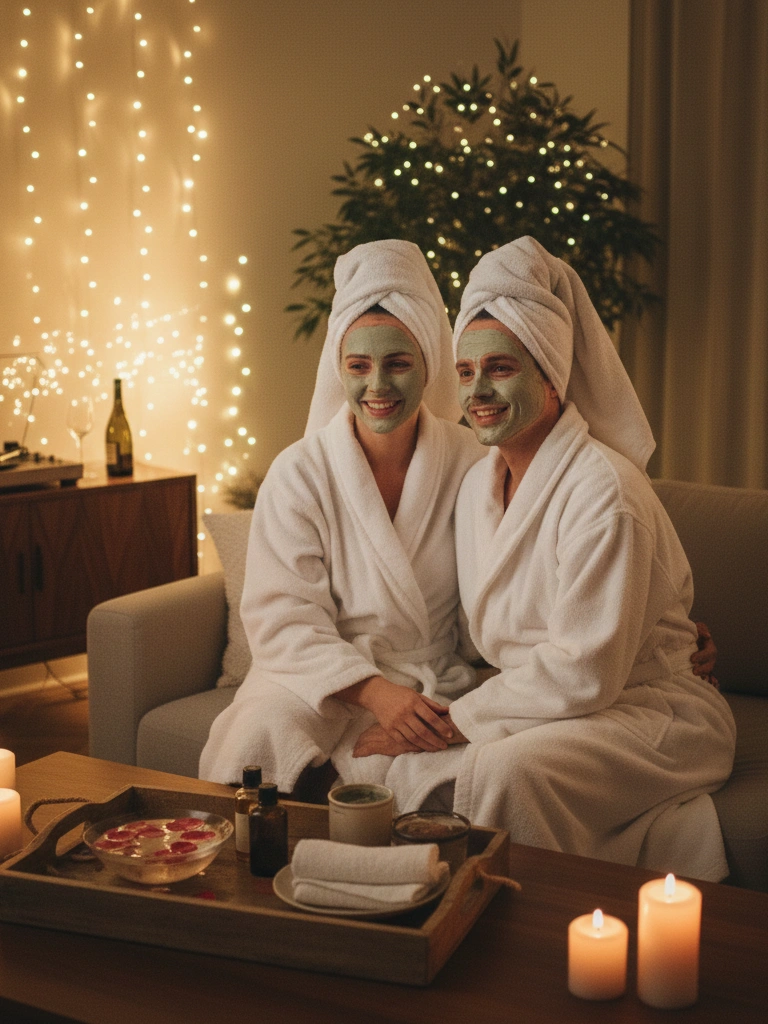 21. DIY Spa Night with Soothing Treatments