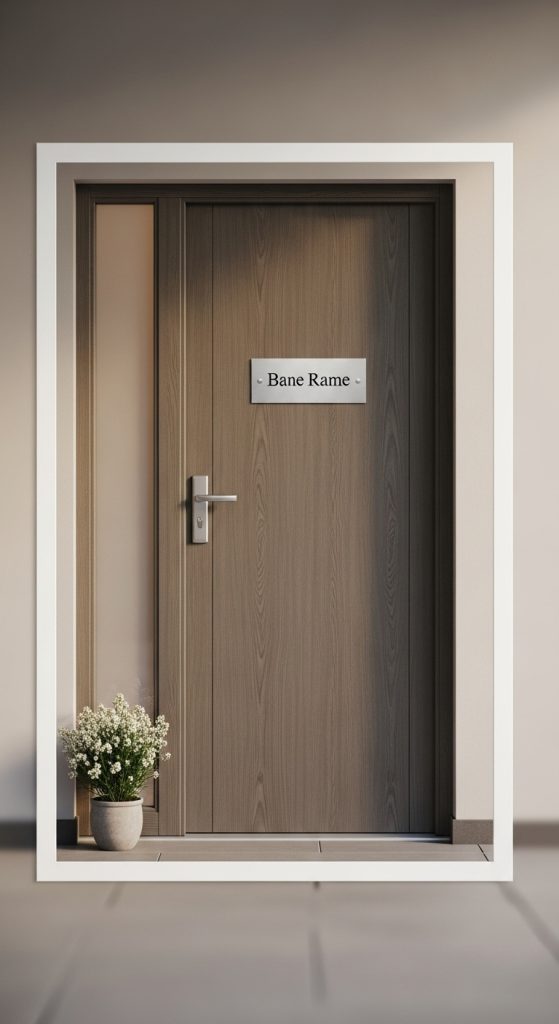 21. Personalized Door Plaque