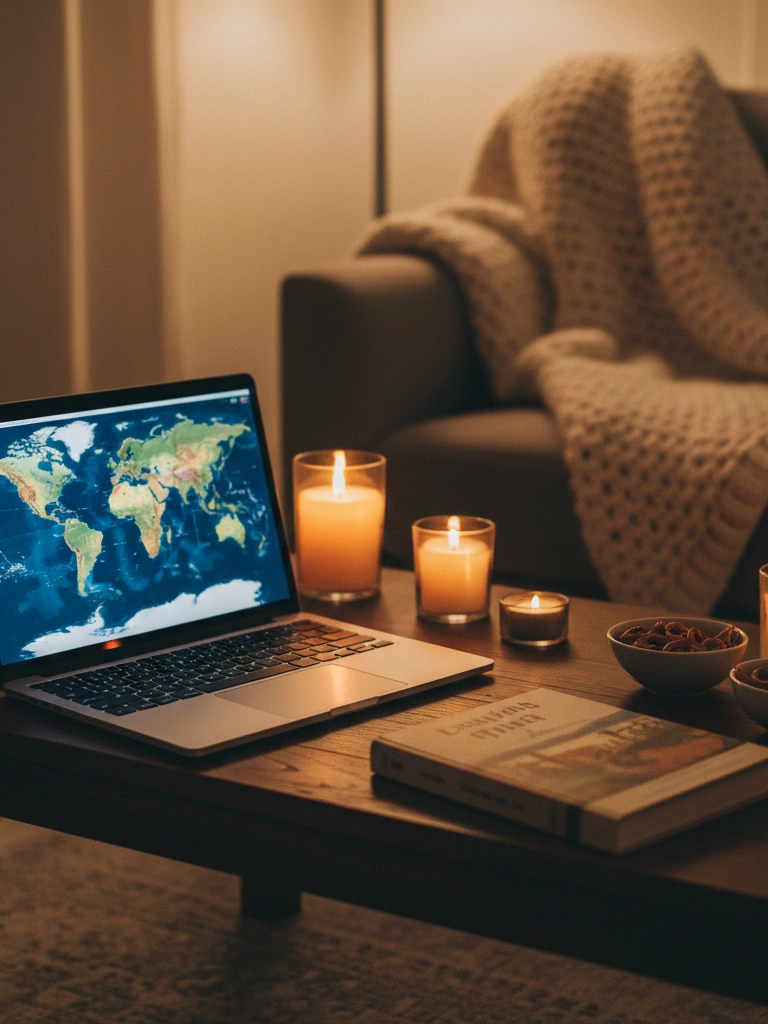 27 At Home Valentines Day Ideas For Him That Feel Thoughtful, Cozy, and Real 22 22. Plan a dream trip together