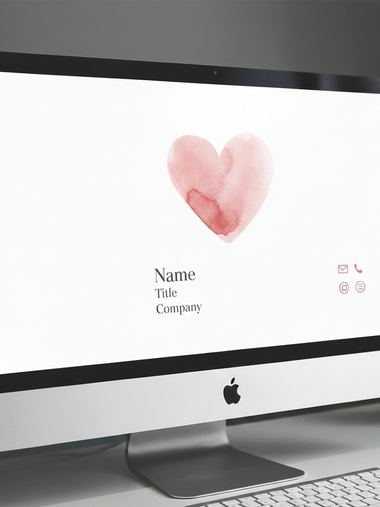 25. Email or Slack Signature Valentine Graphics