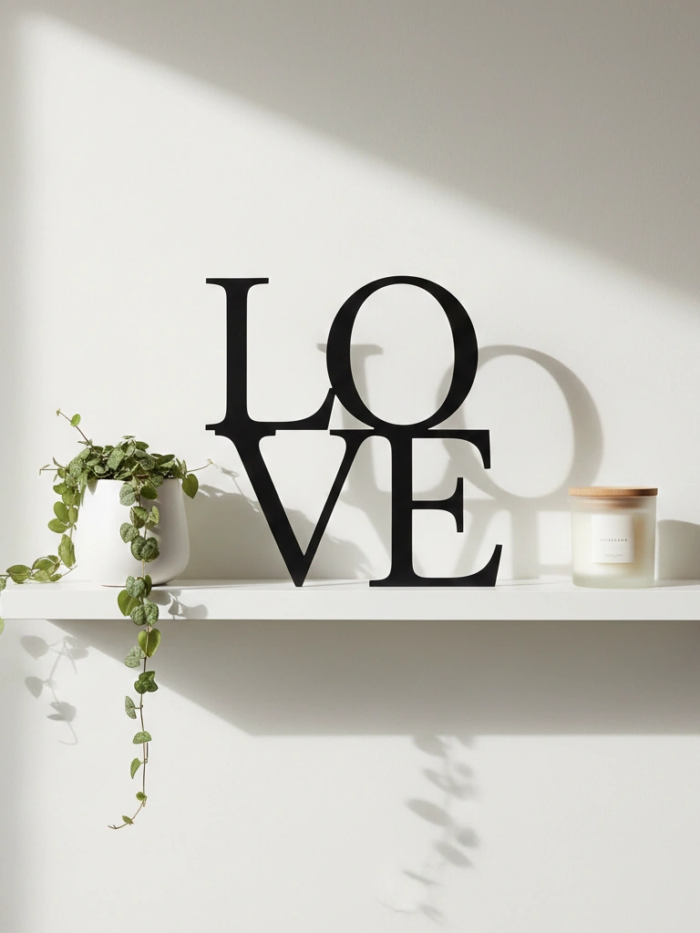 25. Modern Typography Love Signs