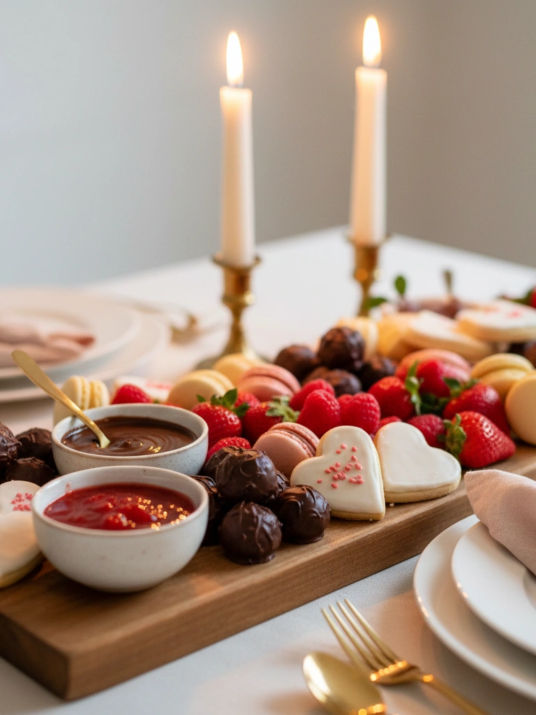 28 . A Valentines Day Dessert Board Centerpiece Guests Will Photograph