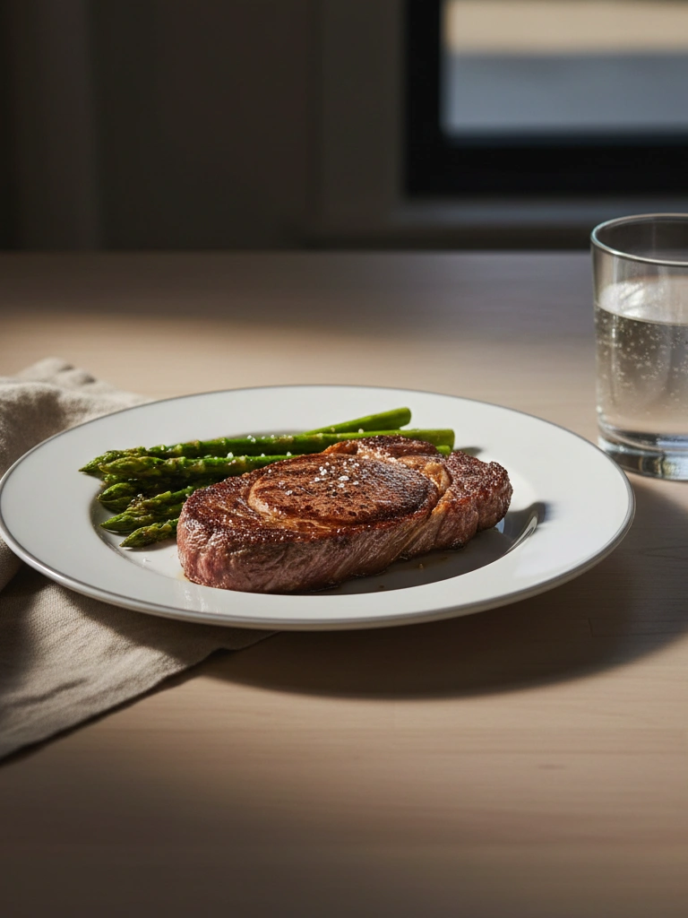 27 At Home Valentines Day Ideas For Him That Feel Thoughtful, Cozy, and Real 3 3. Steakhouse at home date