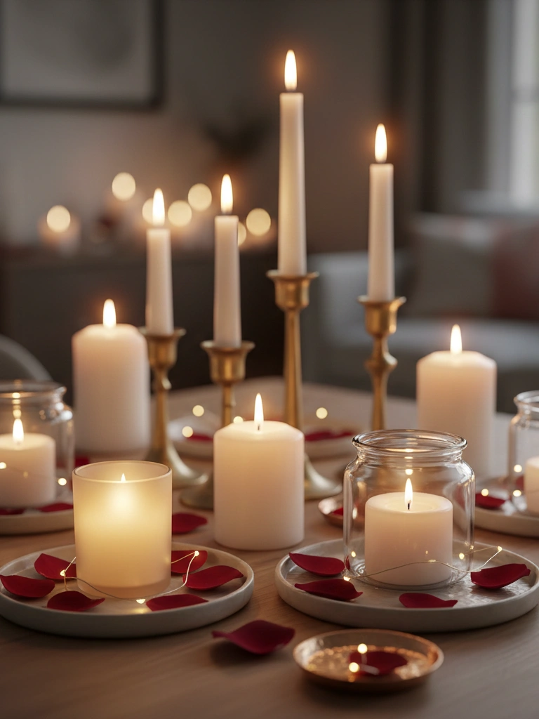 4. Romantic Candlelight Clutter mix and match sets