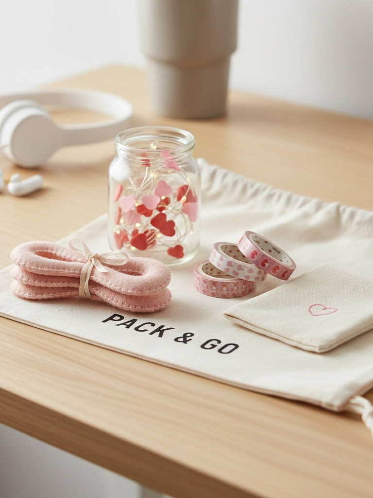 7. Hot Desk Friendly Valentine Decor You Can Pack Away Easily