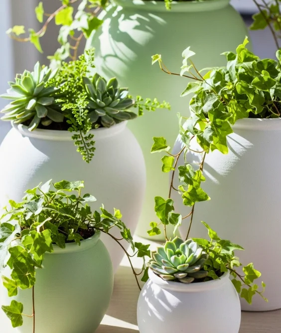 Painted Terracotta Pot Decor