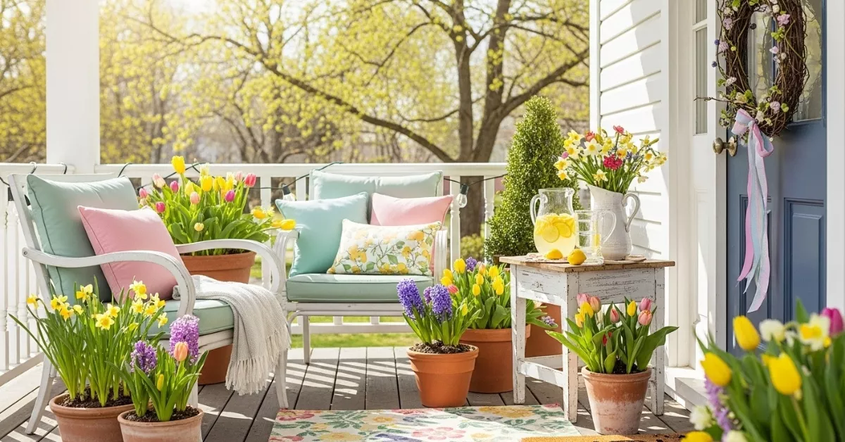 Spring Porch Decor