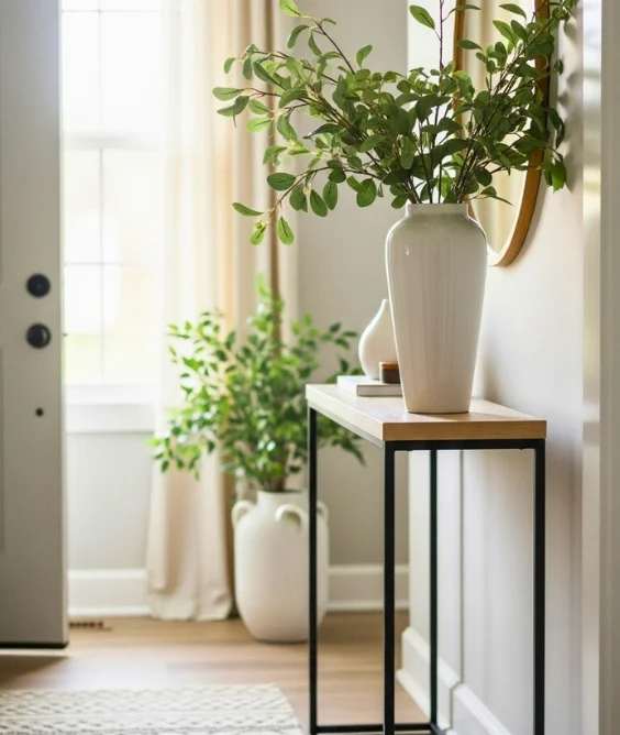 Start With Greenery at the Door