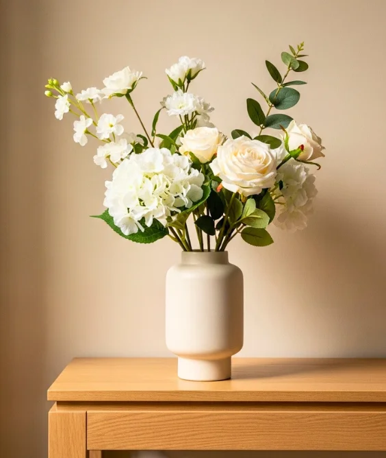 Use Faux Florals for Low Light