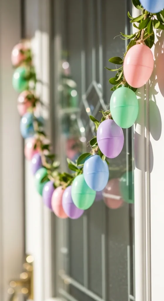 1. Pastel Egg Garland for a Soft Spring Entry.webp