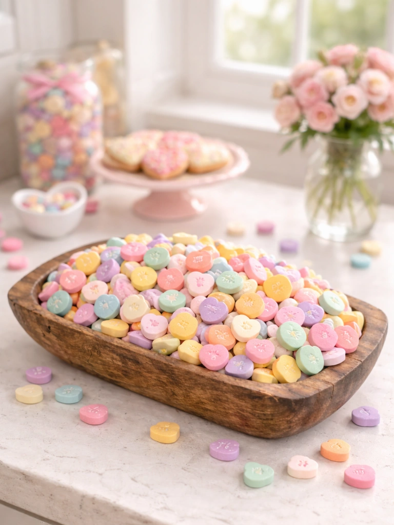 11. Conversation Hearts Candy Filler