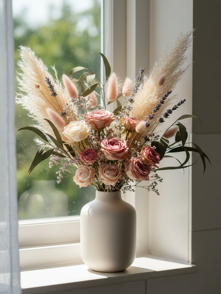 12. Dried Flower Arrangement for Lasting Beauty