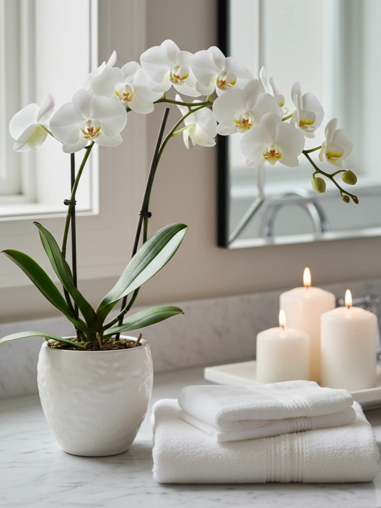15. Orchid Display for Elegant Simplicity