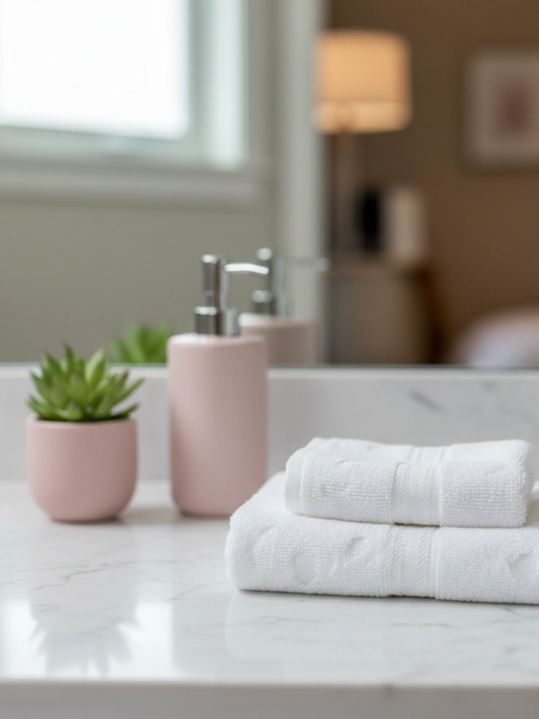 27. Heart Patterned Hand Towels